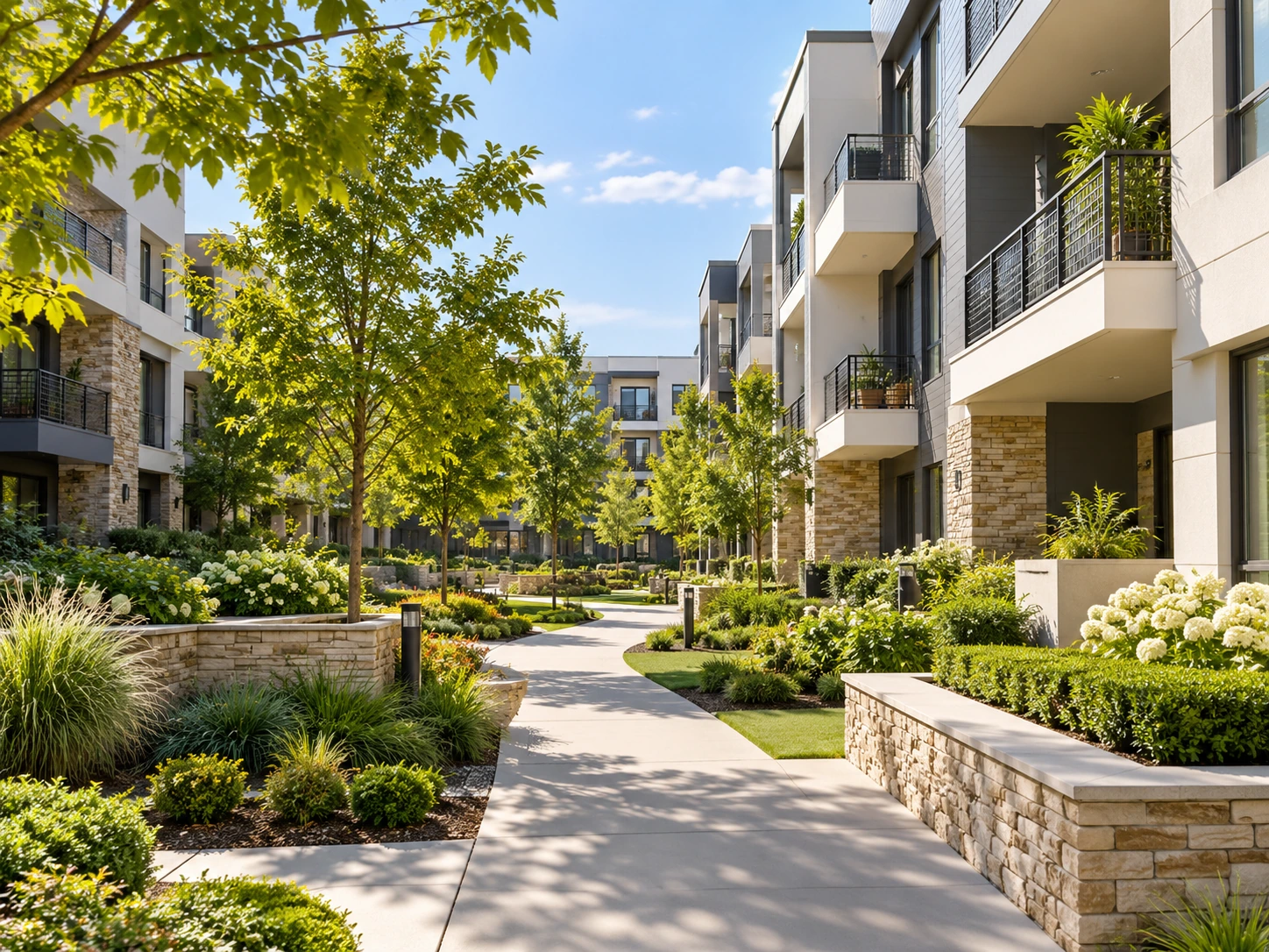 Well-designed residential property and architecture